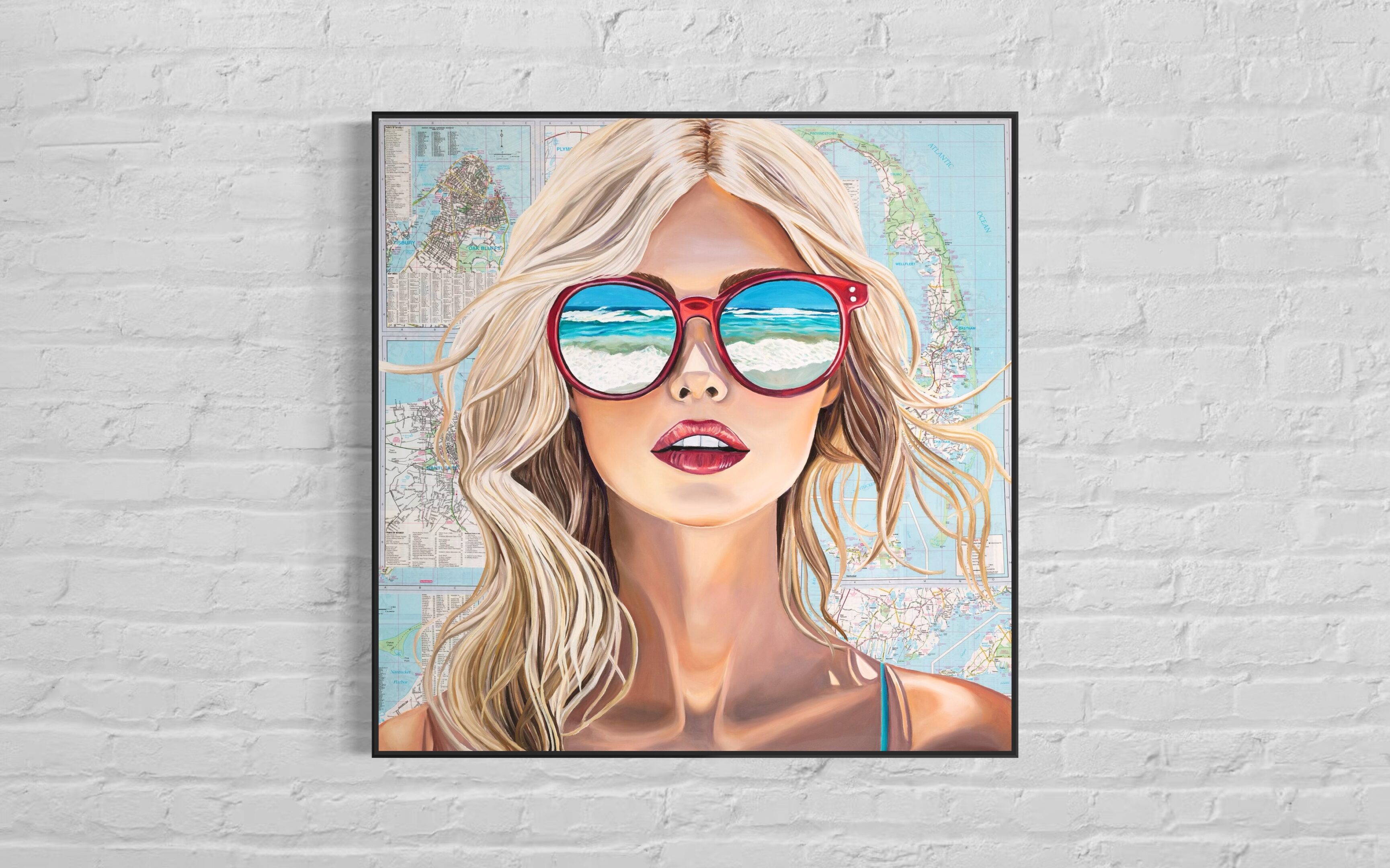 Red Sunglasses Print - Image 8