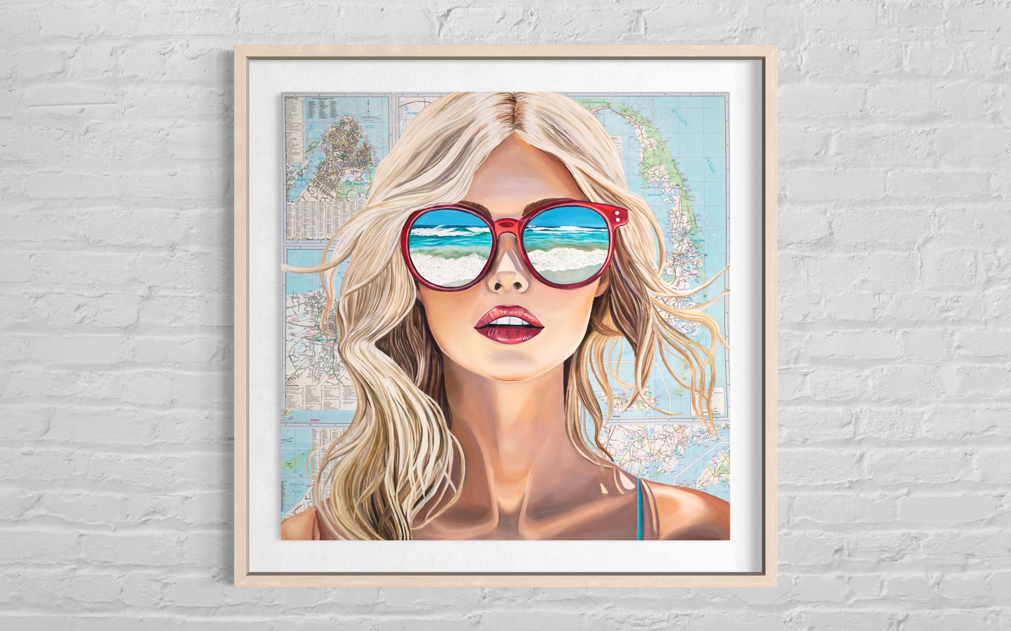 Red Sunglasses Print - Image 3